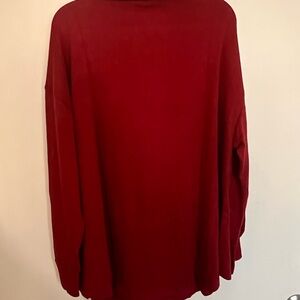Red Long Sleeve Top